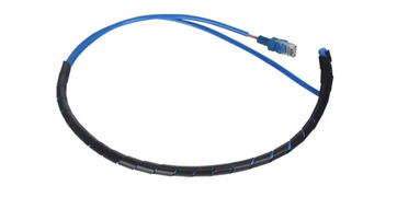 爱迈立直销PE塑料黑色缠绕管束线软管电线保护整理收纳集线管